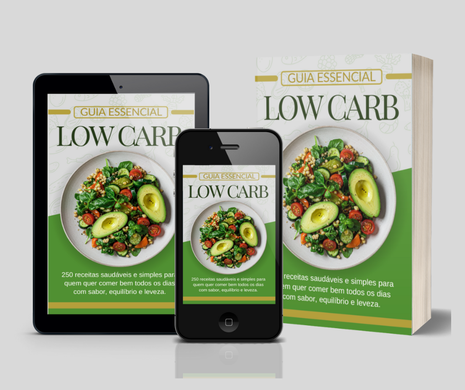 Capa do Ebook Guia Essencial Low Carb